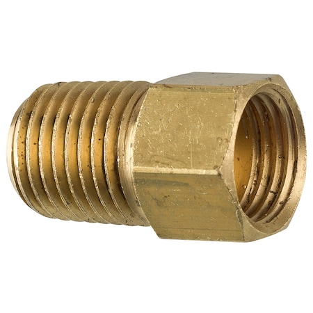 Brass Connector, Female (1/2-20 Inverted), Male (1/4-18 NPT), 1/bag